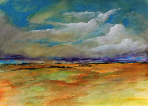 Rain on the Horizon by Calvin deRuyter