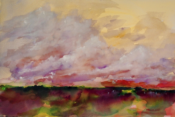 Yellow Skies by Calvin deRuyter