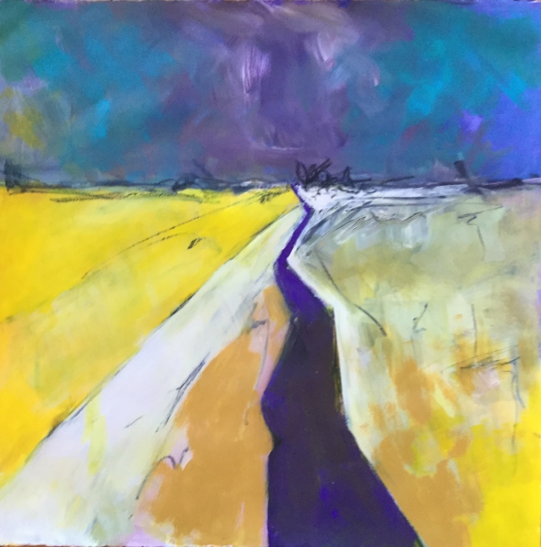 Stream from the Marsh: Summer by Calvin deRuyter
