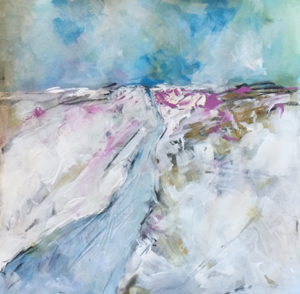 Stream from the Marsh: Winter by Calvin deRuyter