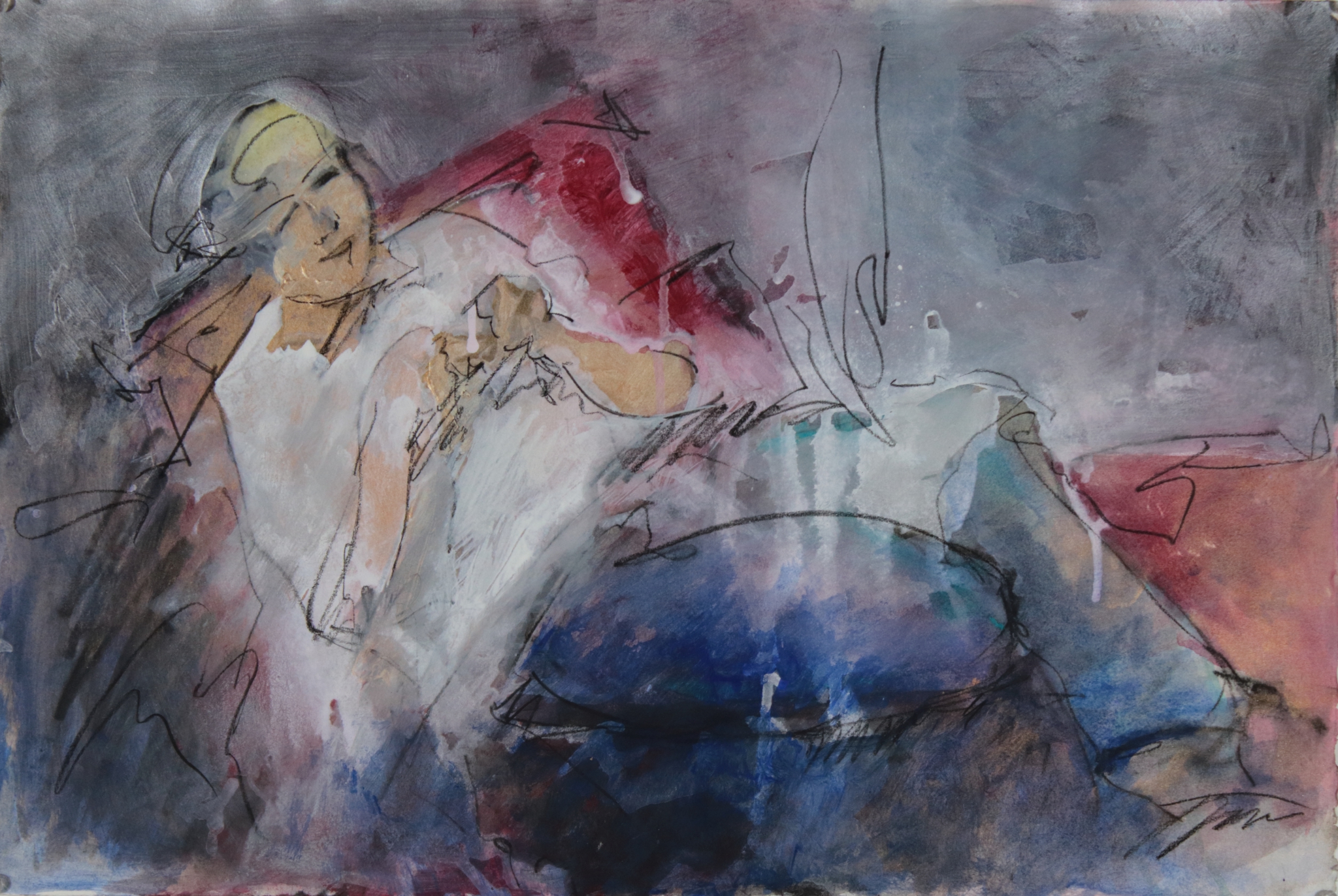 Beth Reclining by Calvin deRuyter