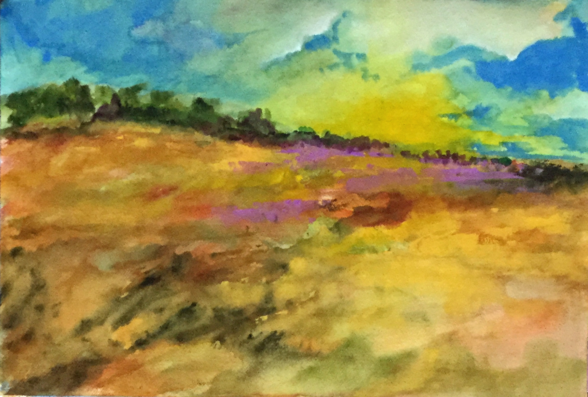 Hills Of Otter Tail County by Calvin deRuyter