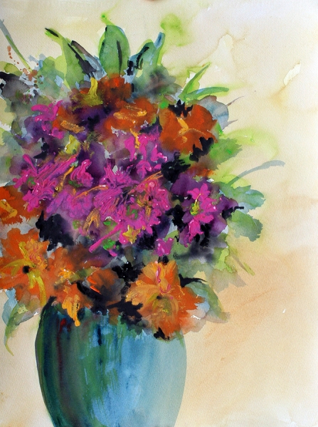 Fall Floral by Calvin deRuyter