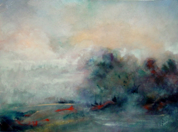 Foggy Morn by Calvin deRuyter