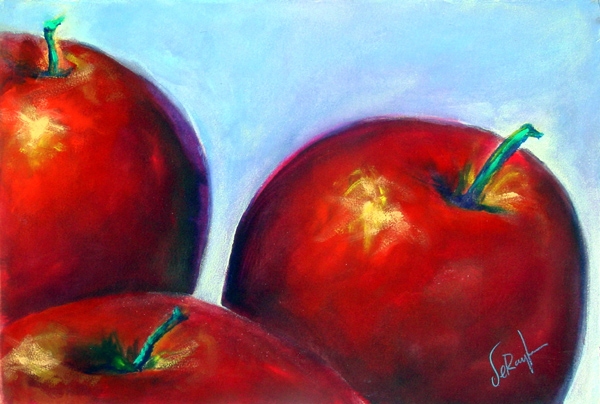 Apple Trio by Calvin deRuyter