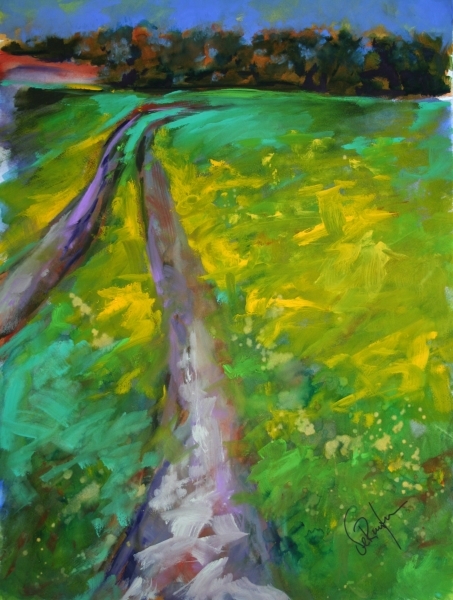 Dandelion Field #1 by Calvin deRuyter