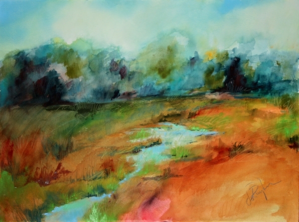 Inlet Into Lake Christina by Calvin deRuyter
