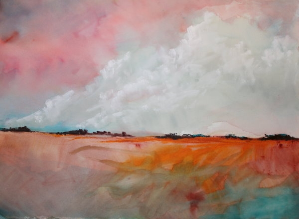 Billowing Clouds by Calvin deRuyter