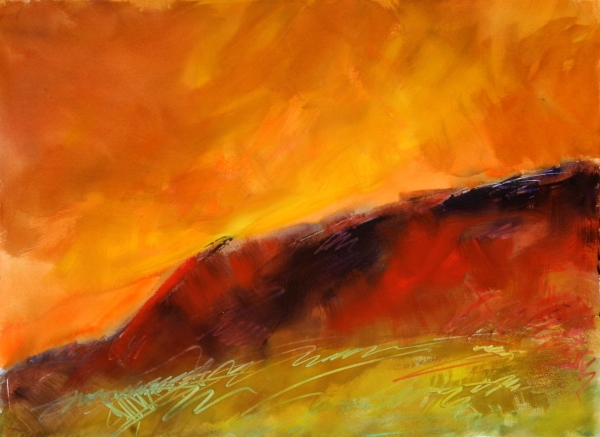 Southwest Impression #5 by Calvin deRuyter