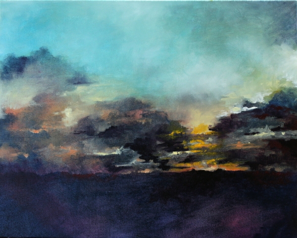 July Sunset by Calvin deRuyter