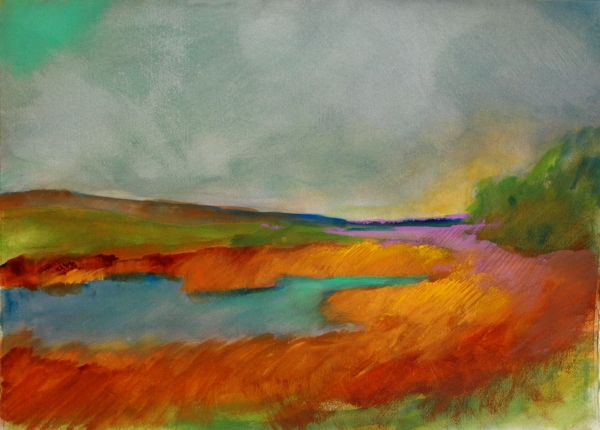 Sunshine On the Marsh by Calvin deRuyter